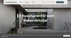 Desktop Screenshot of intressantahus.se